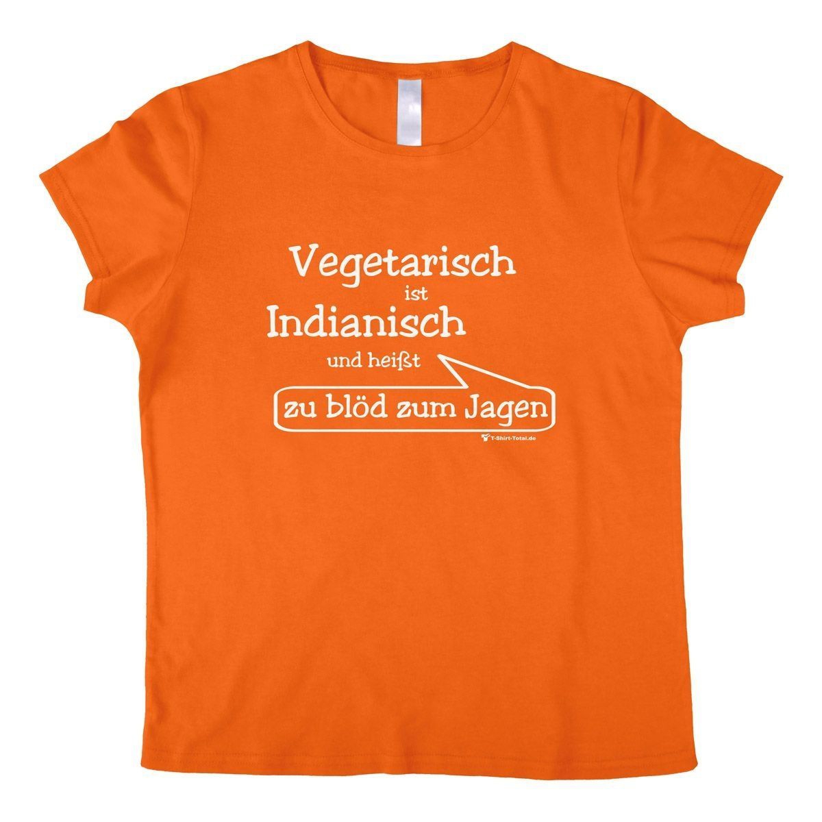 Vegetarisch Woman T-Shirt orange Extra Large