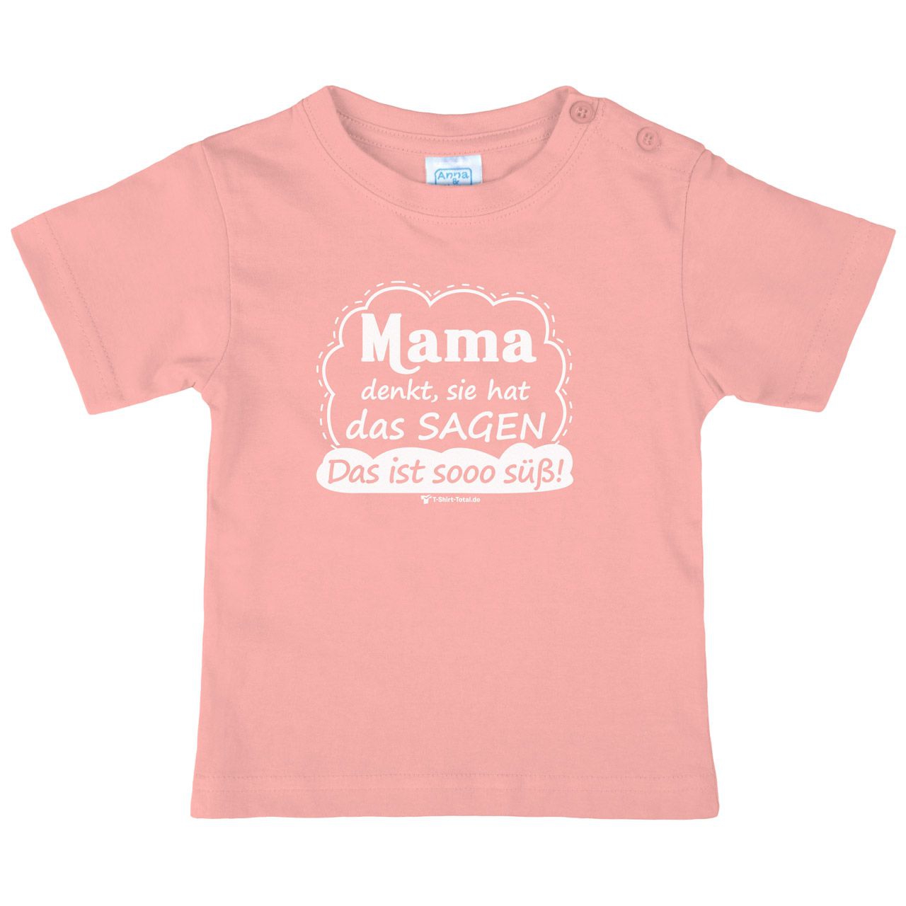 Mama denkt Kinder T-Shirt rosa 92