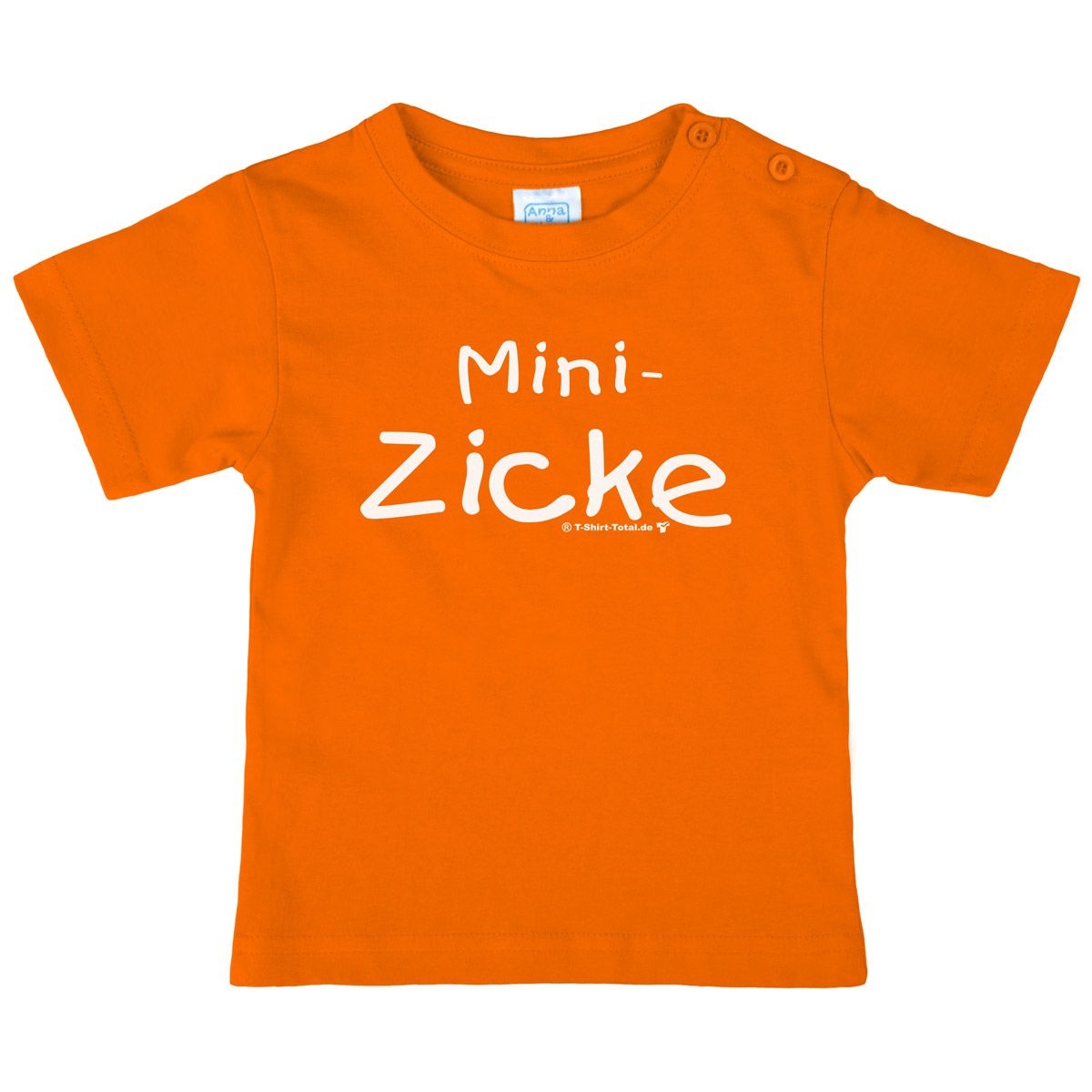 Mini Zicke Kinder T-Shirt orange 80 / 86