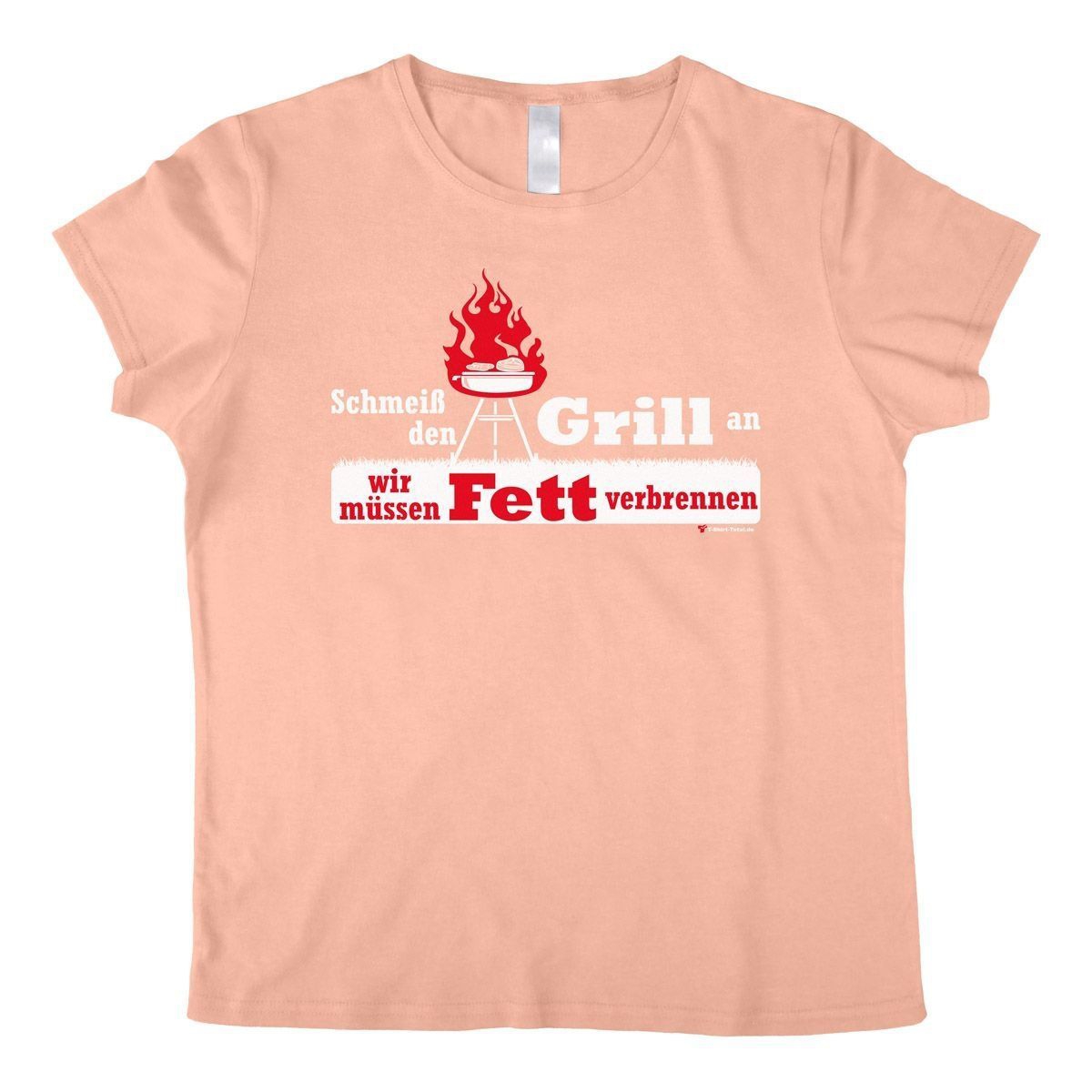 Fett verbrennen Woman T-Shirt rosa Small
