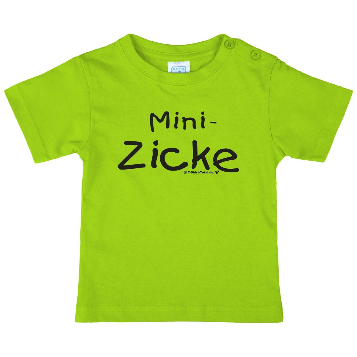 Mini Zicke Kinder T-Shirt hellgrün 80 / 86