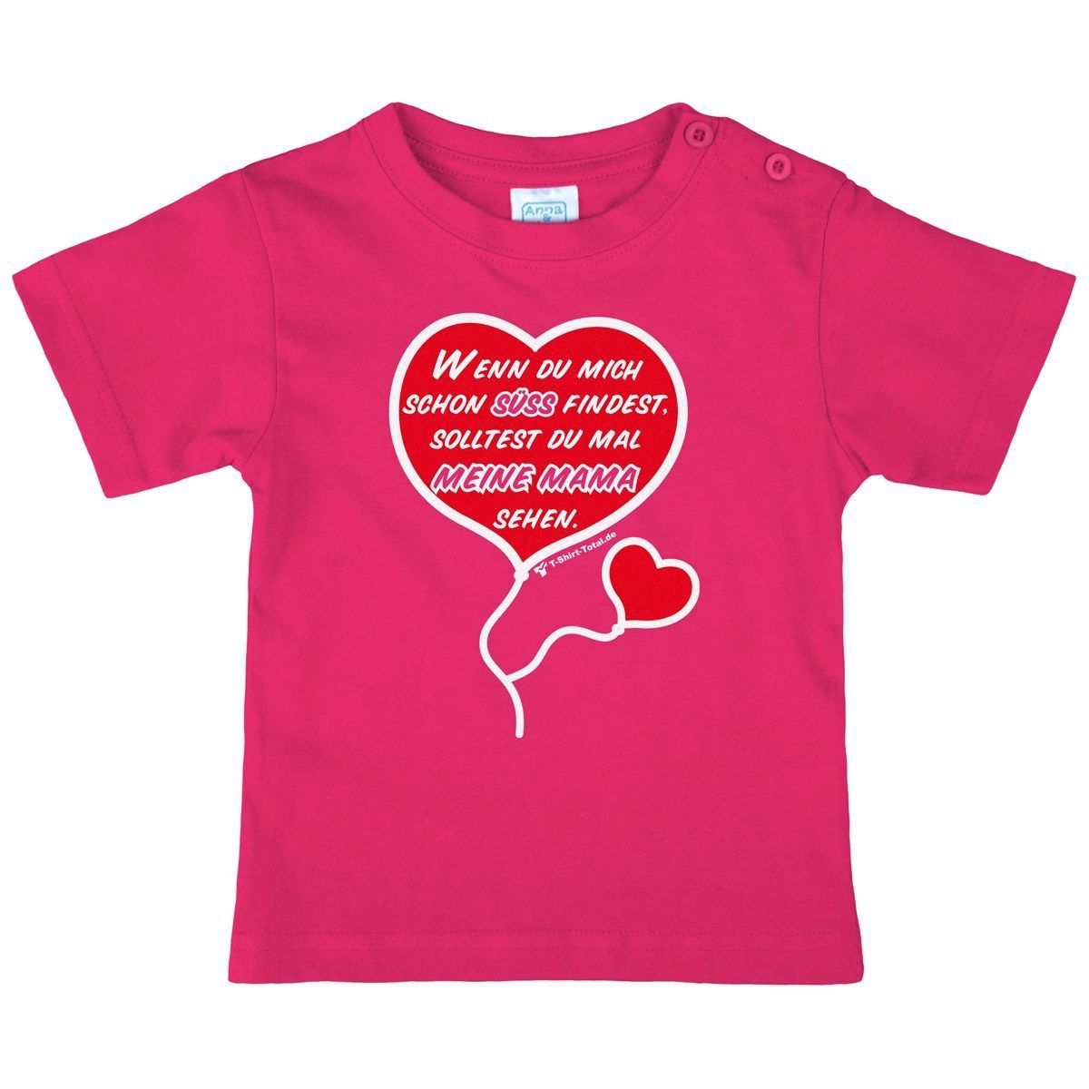 Süß finden Kinder T-Shirt pink 98