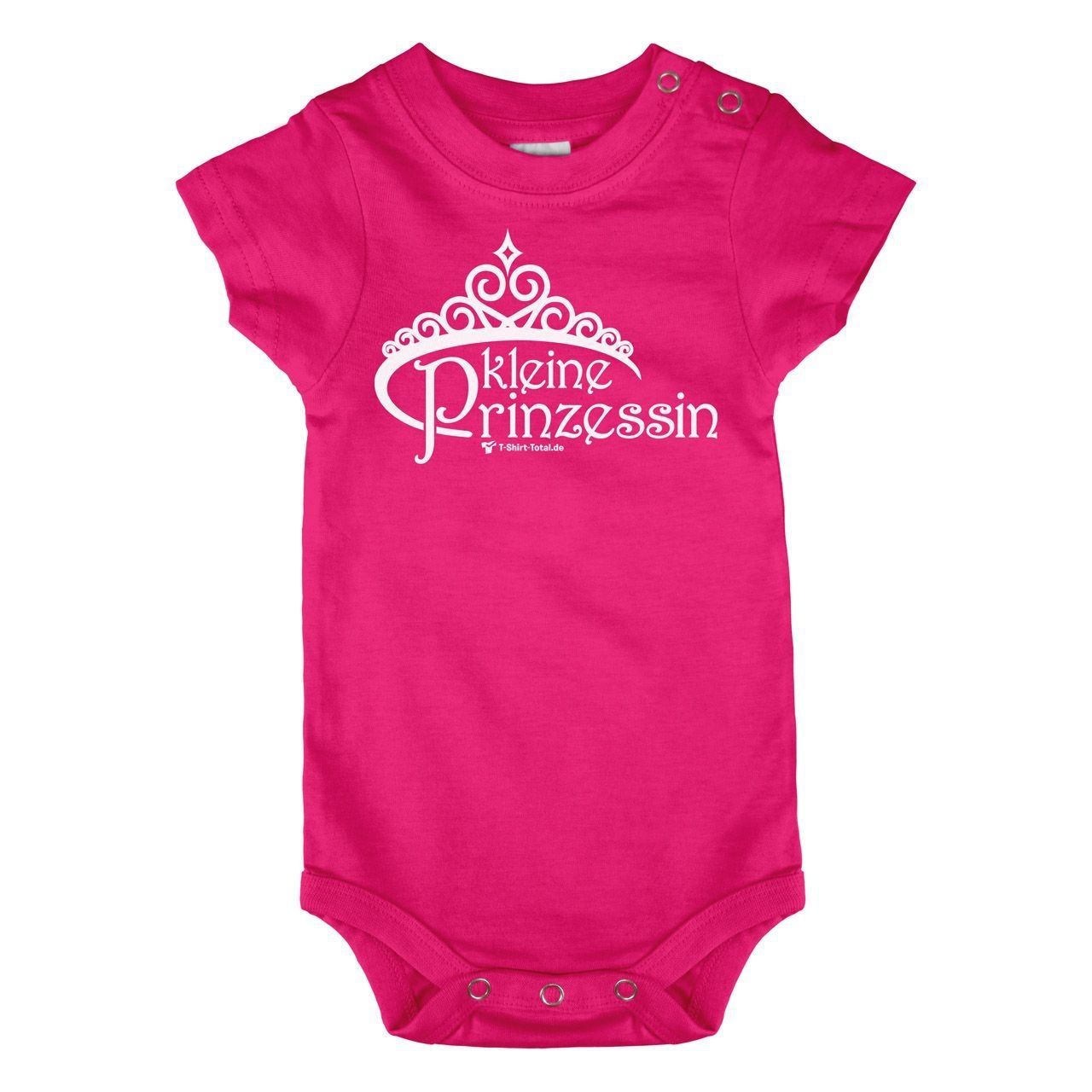 Kleine Prinzessin Baby Body Kurzarm pink 68 / 74
