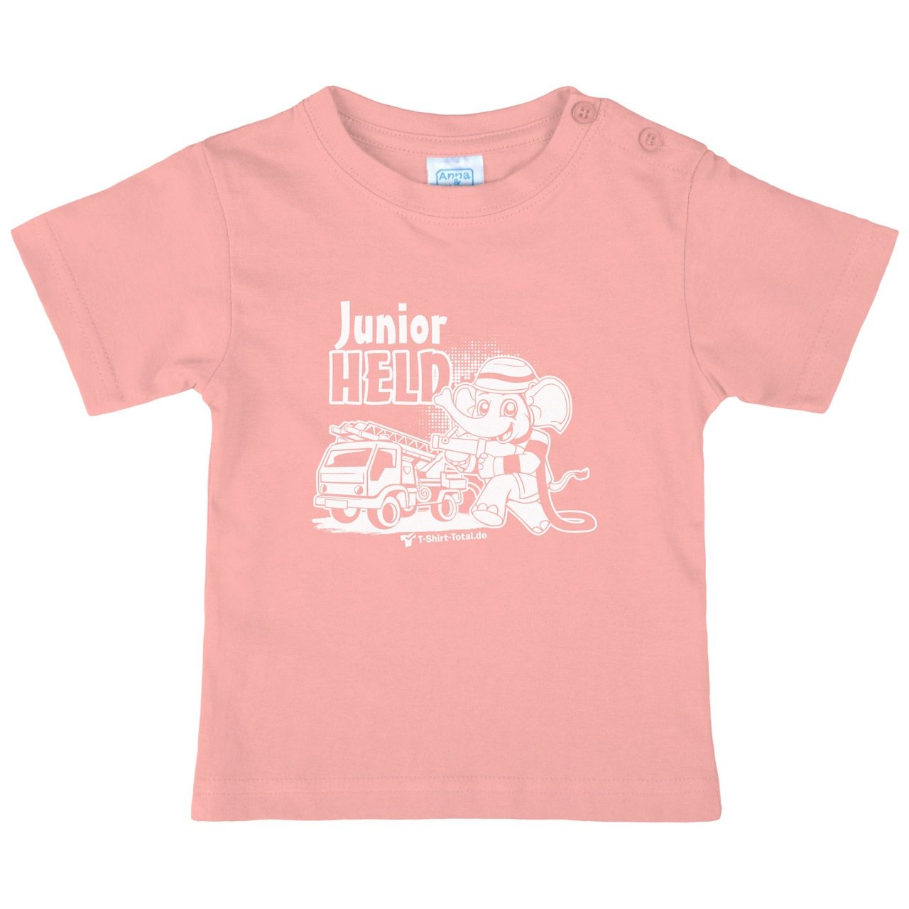 Junior Held Feuerwehr Kinder T-Shirt rosa 68 / 74
