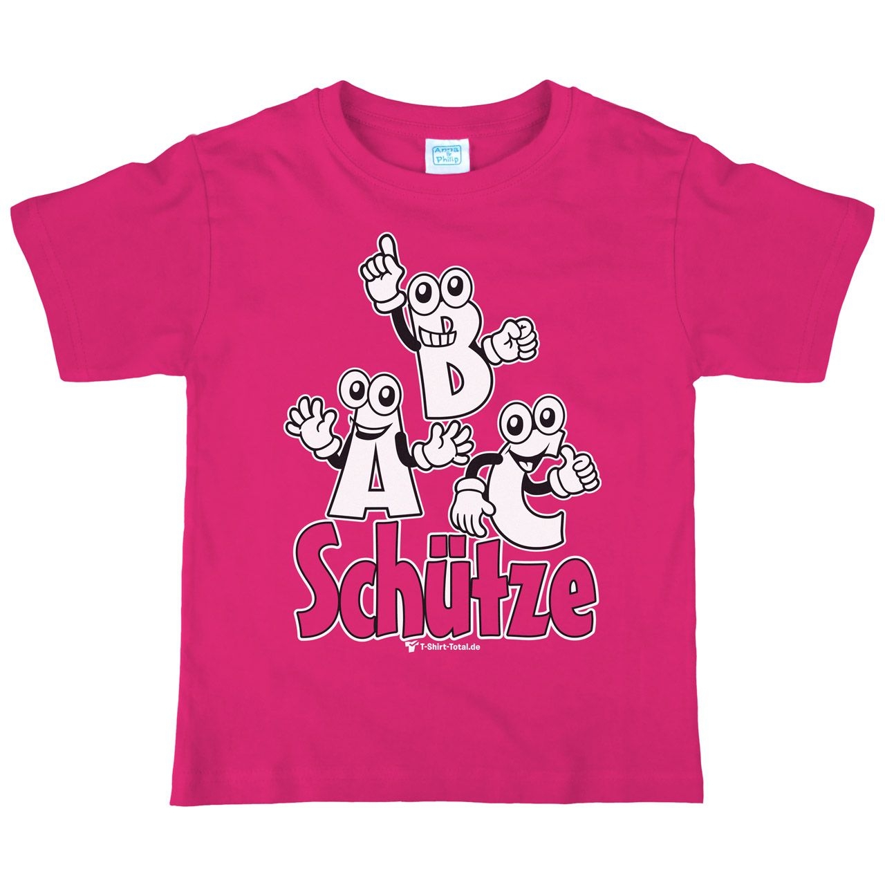 ABC Schütze Kinder T-Shirt pink 134 / 140