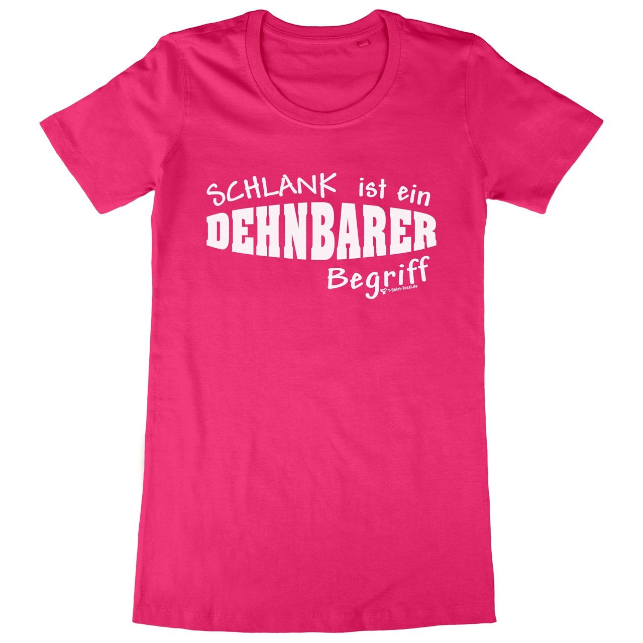 Dehnbar Woman Long Shirt pink Medium
