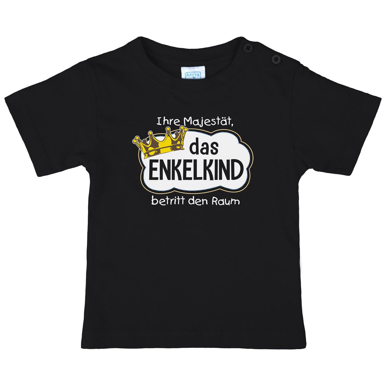 Majestät Enkelkind Kinder T-Shirt schwarz 80 / 86