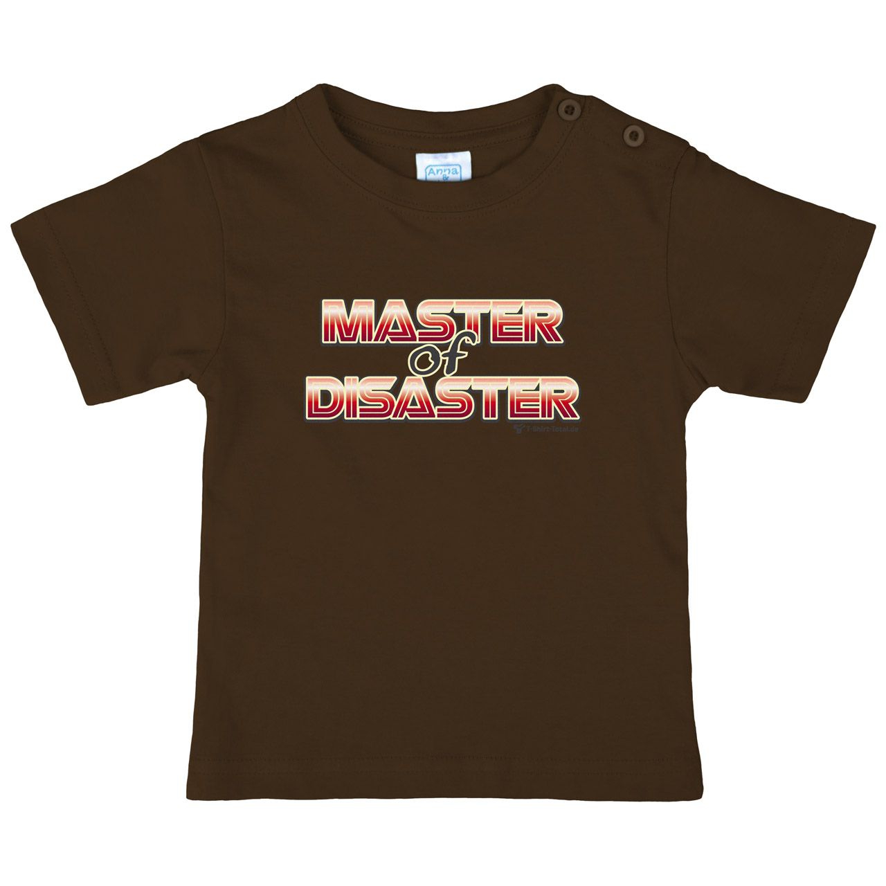 Master of Disaster Kinder T-Shirt braun 104