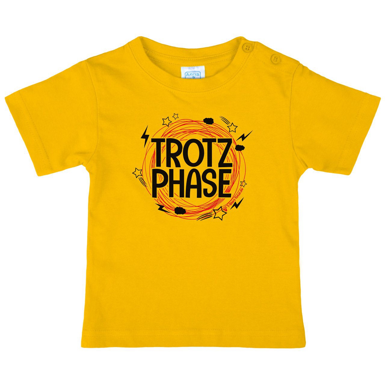 Trotzphase Kinder T-Shirt gelb 104