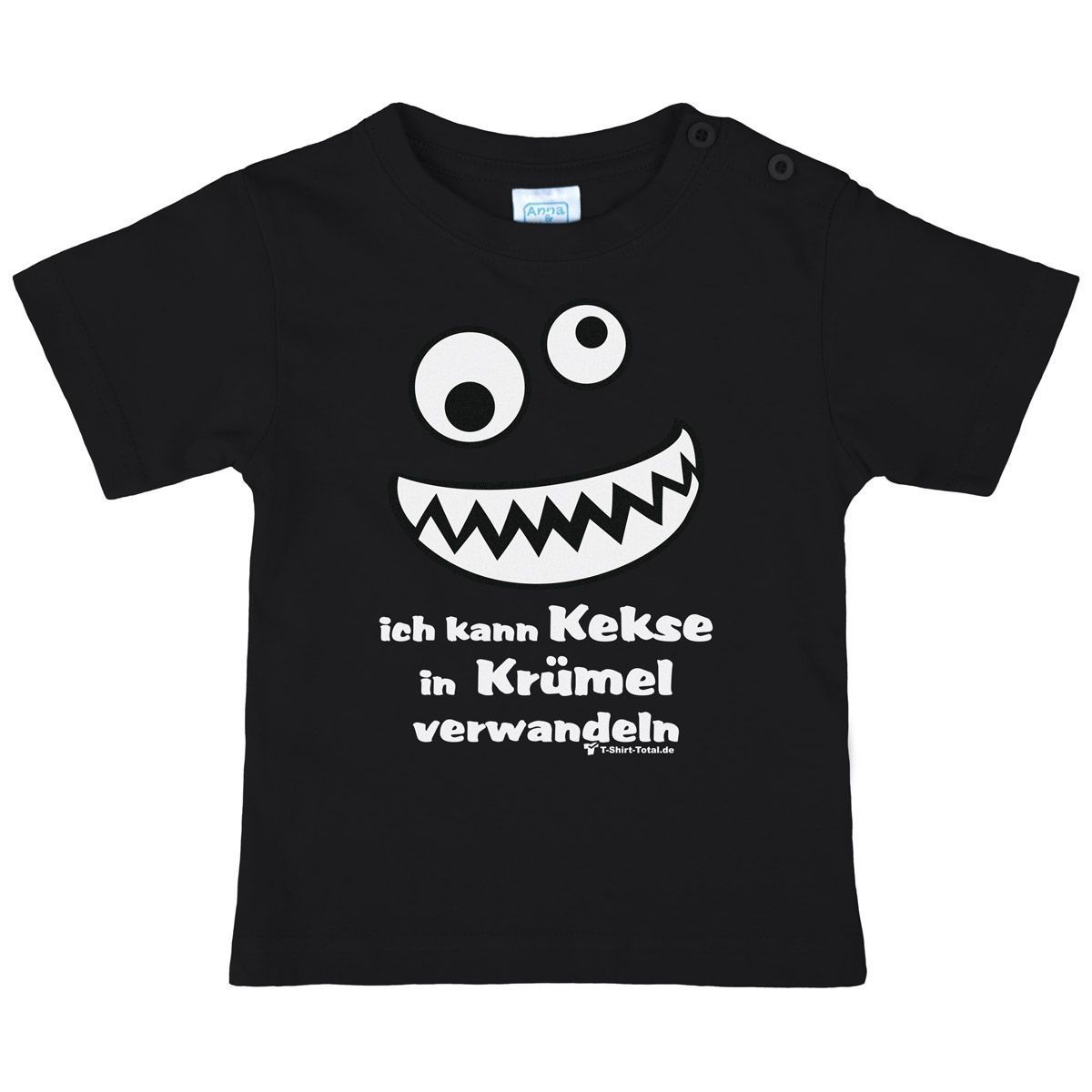 Kekse Krümel Kinder T-Shirt schwarz 92