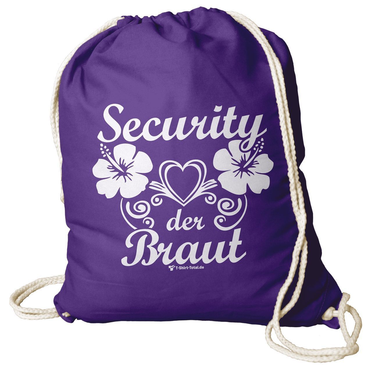 Security der Braut Rucksack Beutel lila
