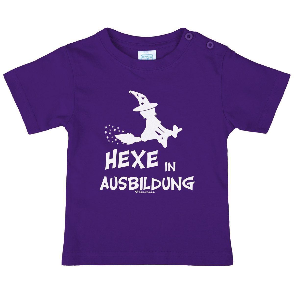 Hexe in Ausbildung Kinder T-Shirt lila 80 / 86