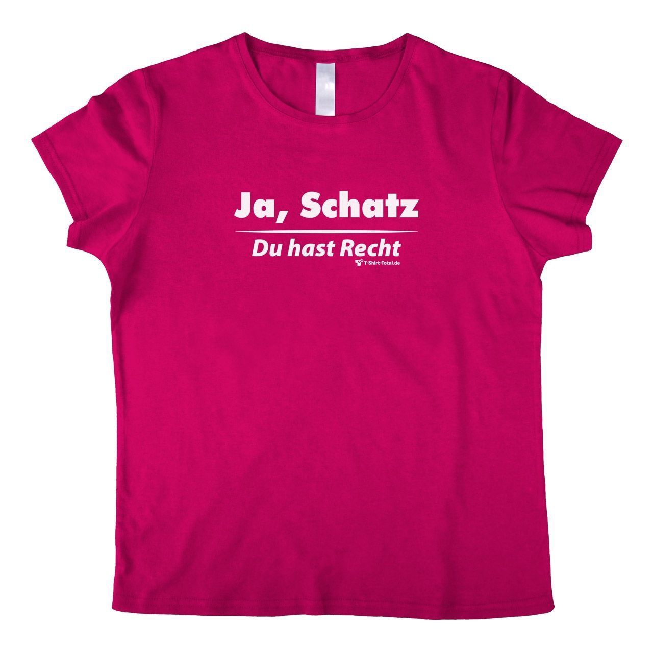 Ja Schatz Woman T-Shirt pink Small