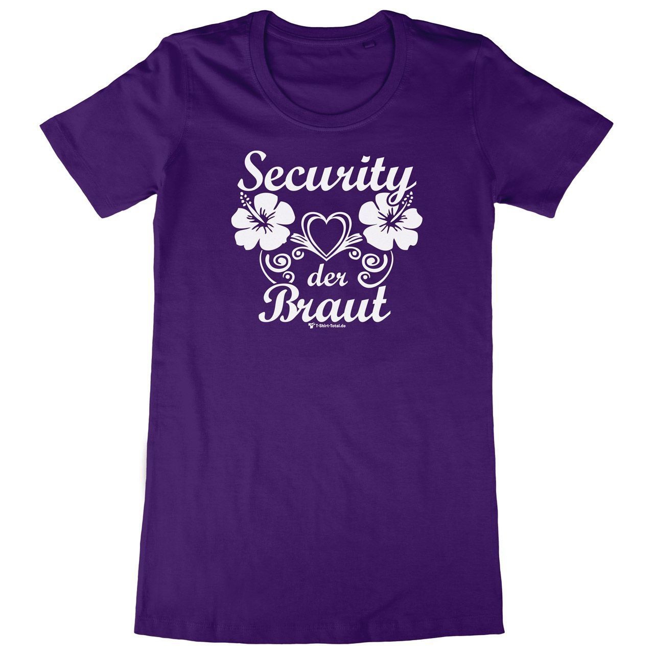 Security der Braut Woman Long Shirt lila Extra Large