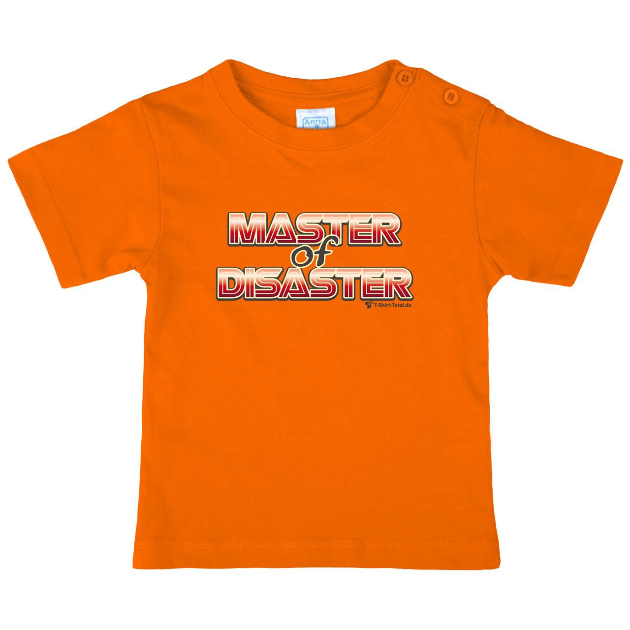 Master of Disaster Kinder T-Shirt orange 104