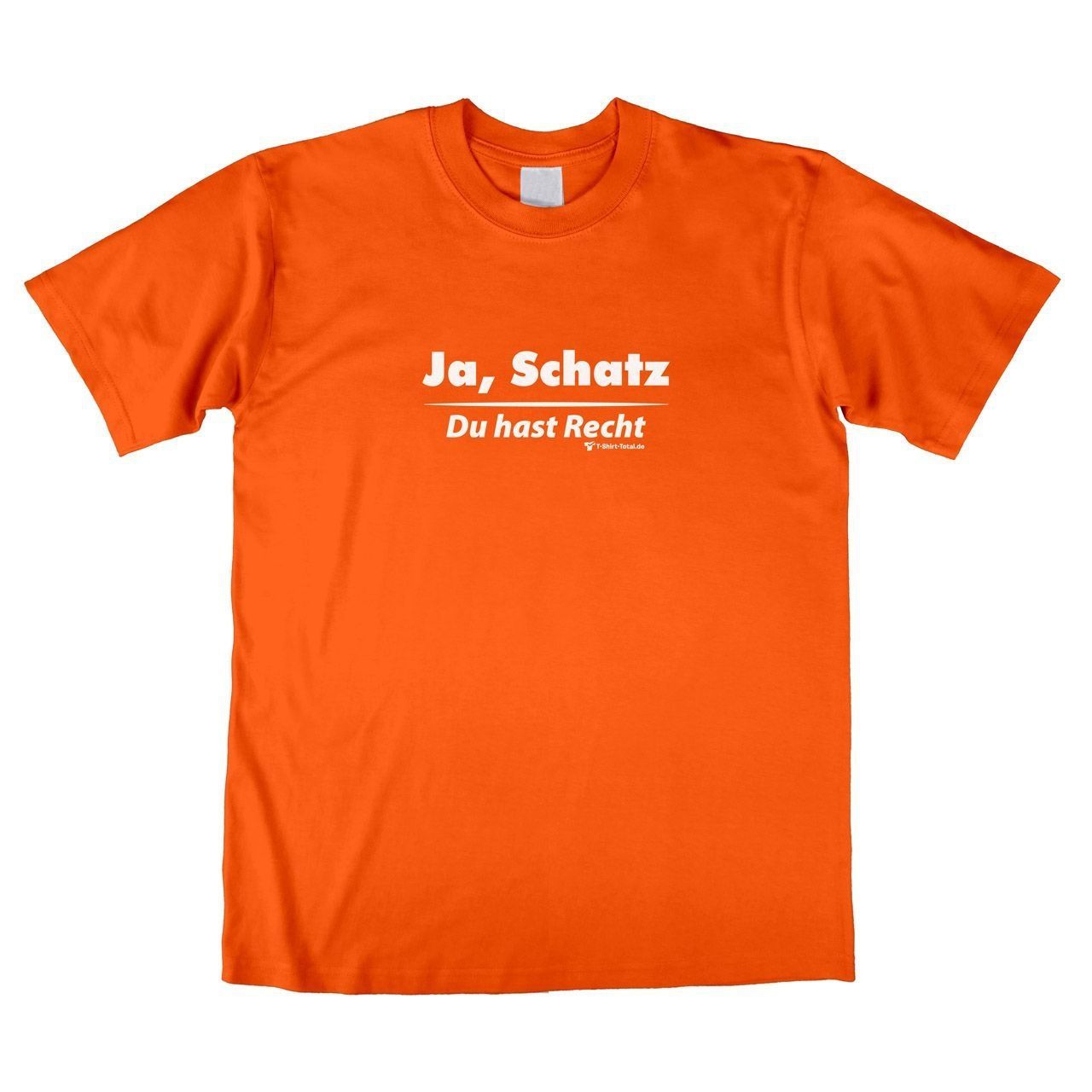 Ja Schatz Unisex T-Shirt orange Extra Large