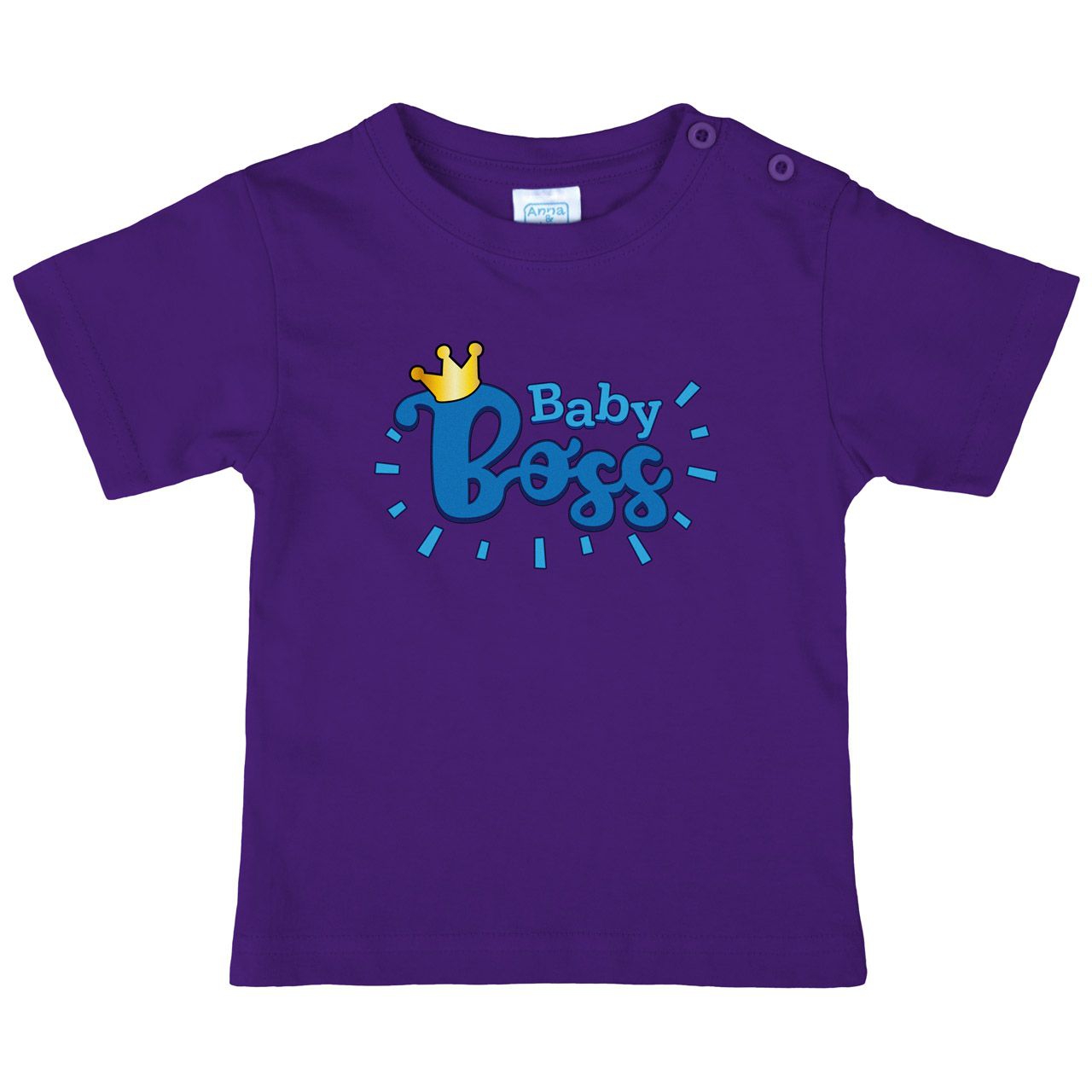 Baby Boss Blau Kinder T-Shirt lila 56 / 62