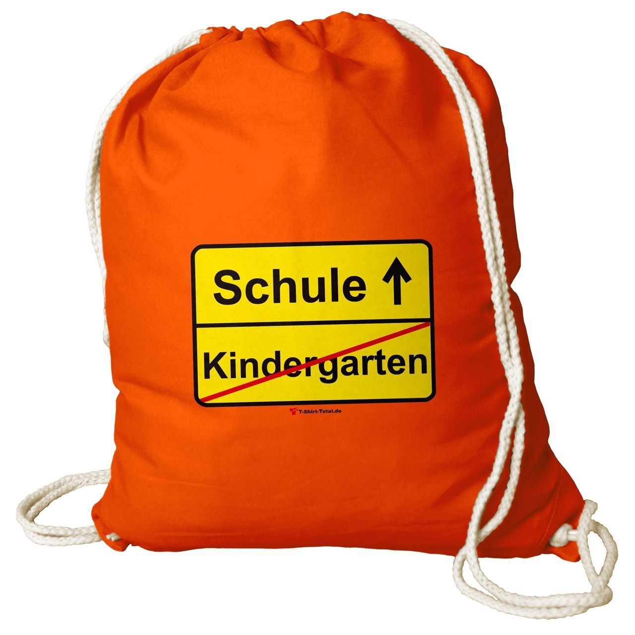 Kindergarten Schule Rucksack Beutel orange