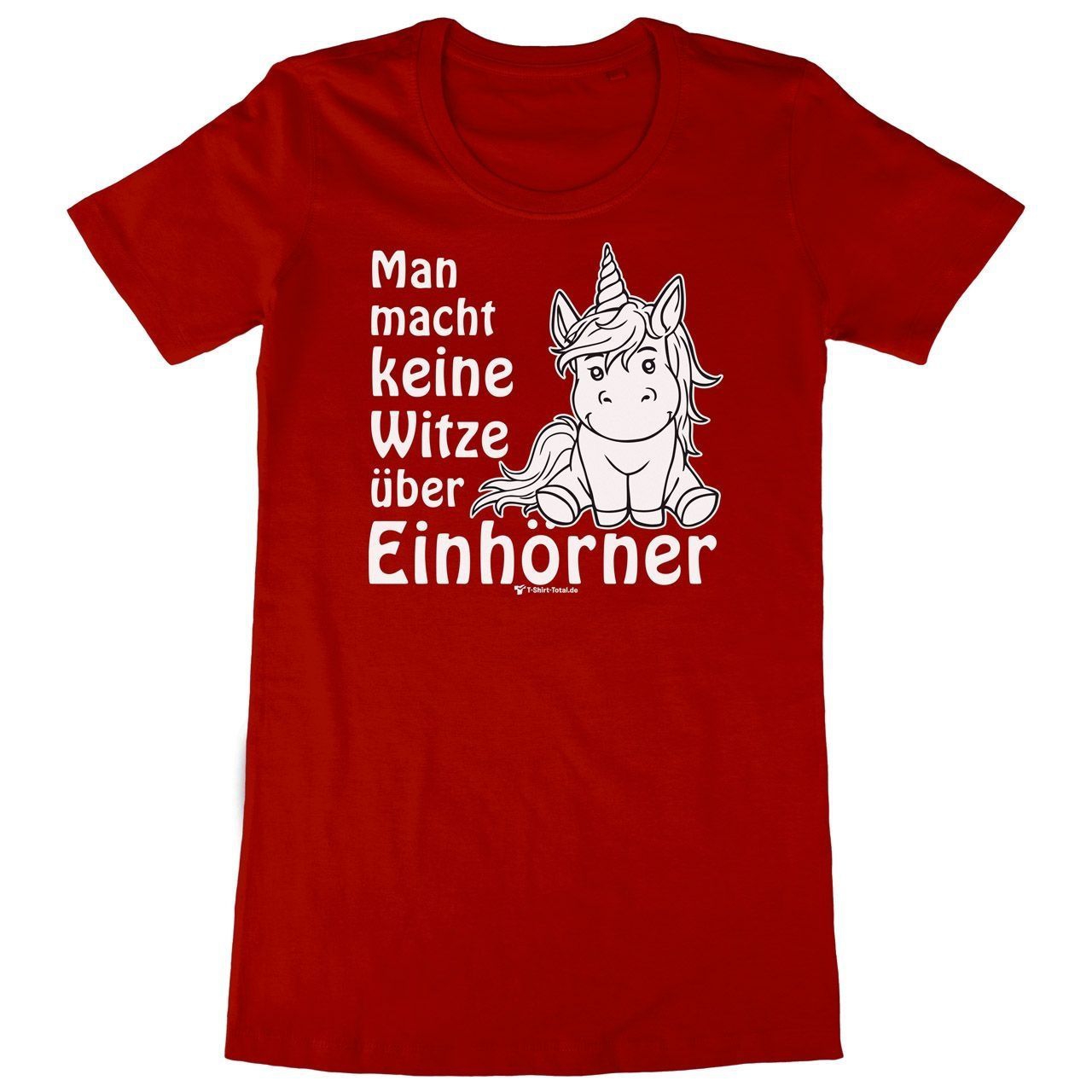 Einhorn Witze Woman Long Shirt rot Medium
