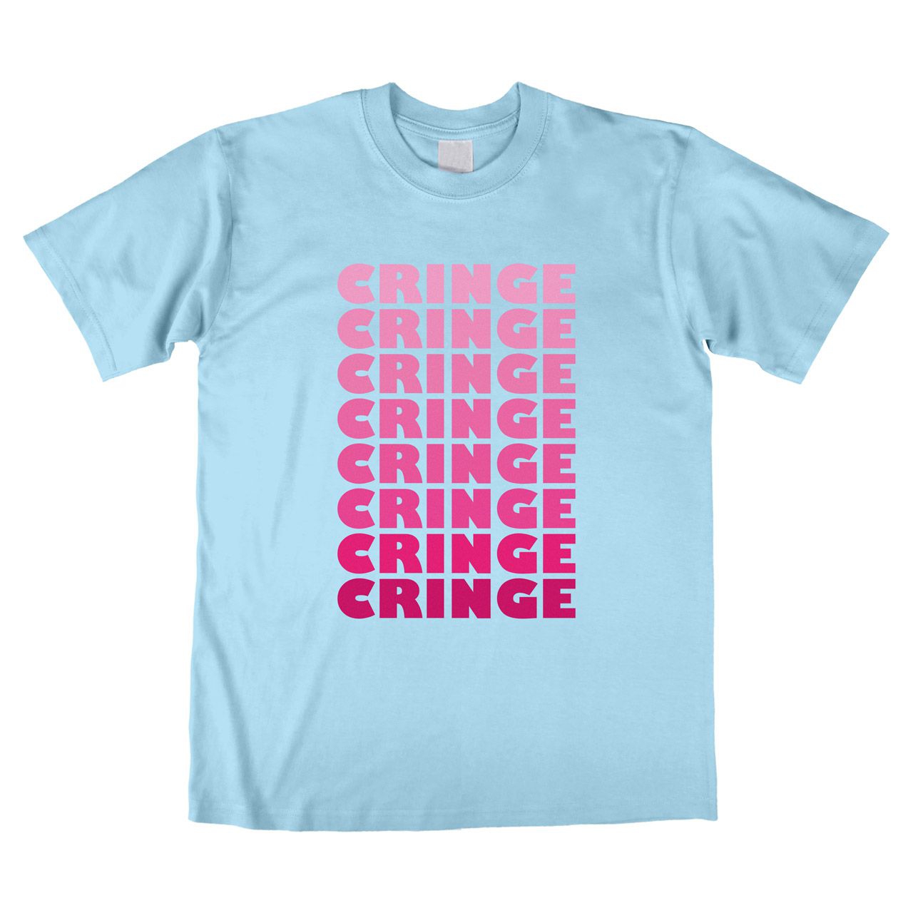 Cringe Unisex T-Shirt hellblau Large