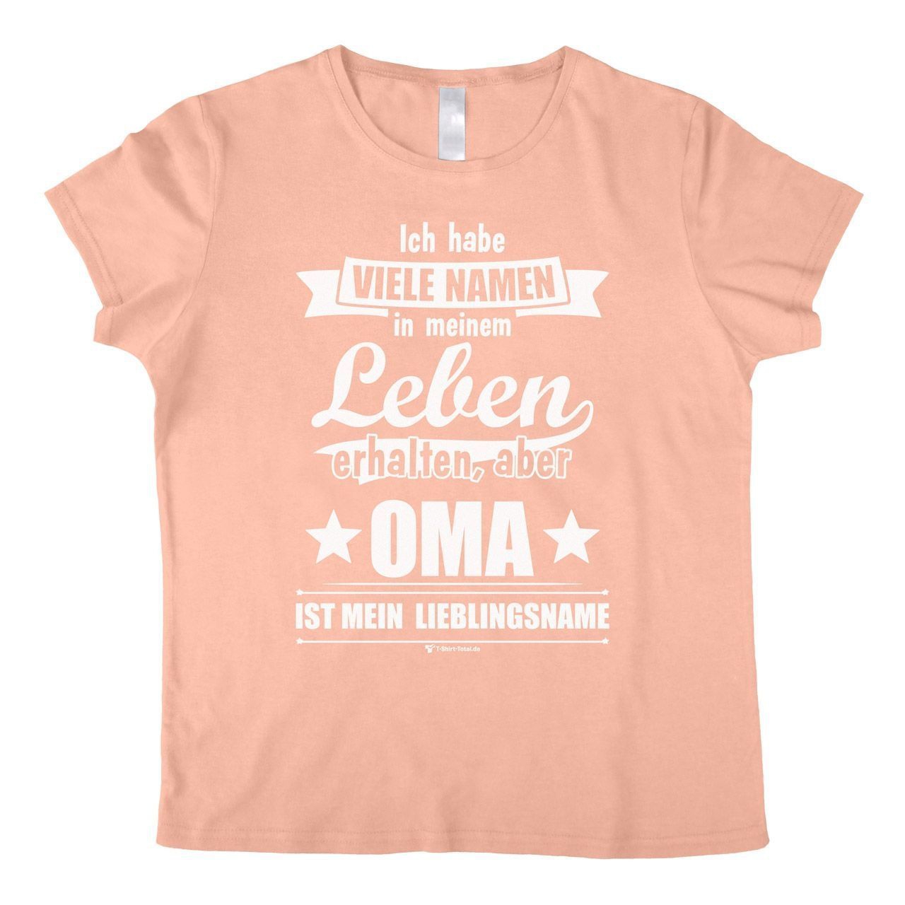 Lieblingsname Oma Woman T-Shirt rosa Extra Large