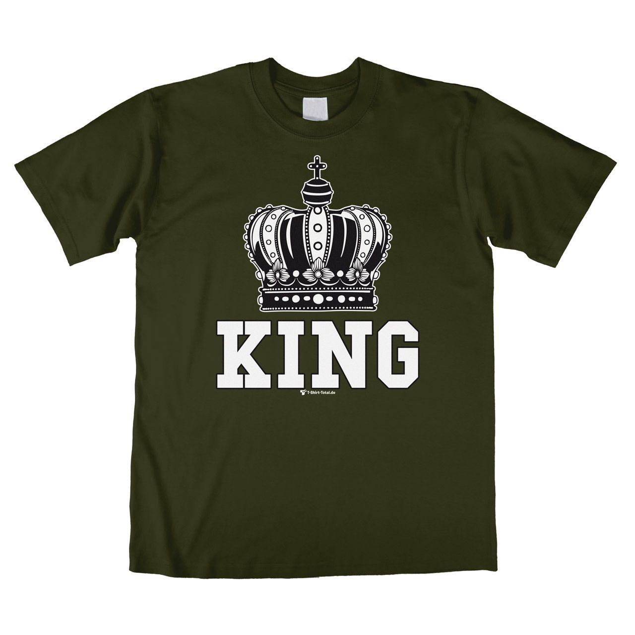 King Unisex T-Shirt khaki Large