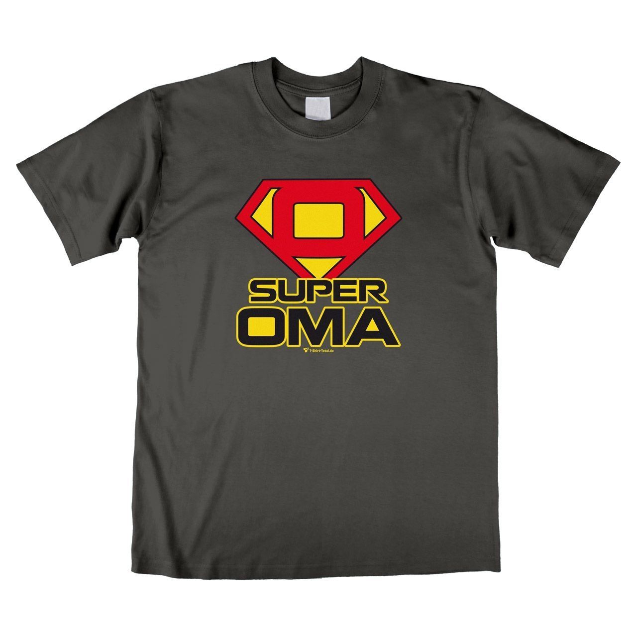 Super Oma Unisex T-Shirt grau Medium