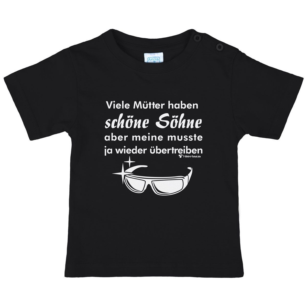 Schöne Söhne Kinder T-Shirt schwarz 110 / 116