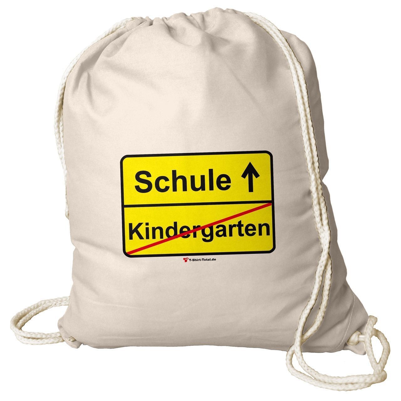 Kindergarten Schule Rucksack Beutel natur