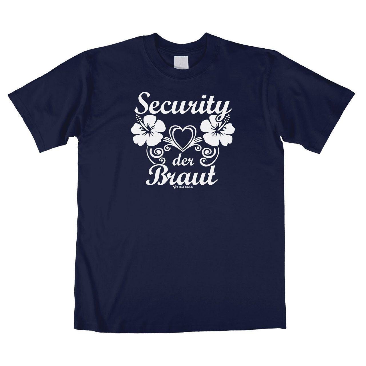 Security der Braut Unisex T-Shirt navy Medium