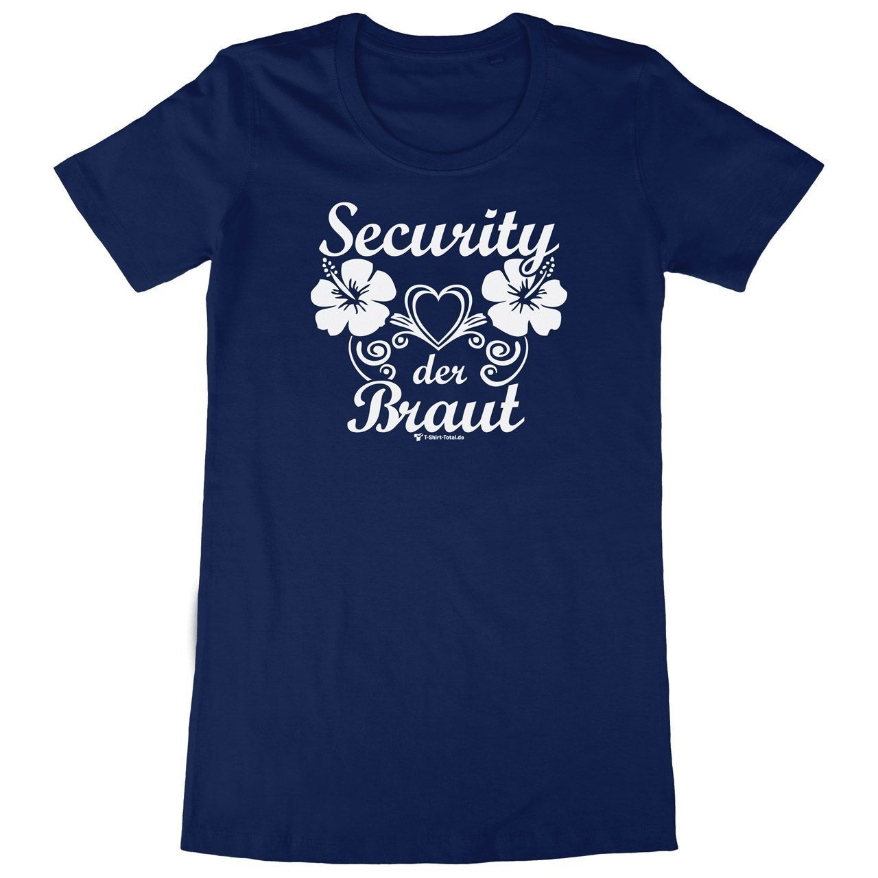 Security der Braut Woman Long Shirt navy Extra Large