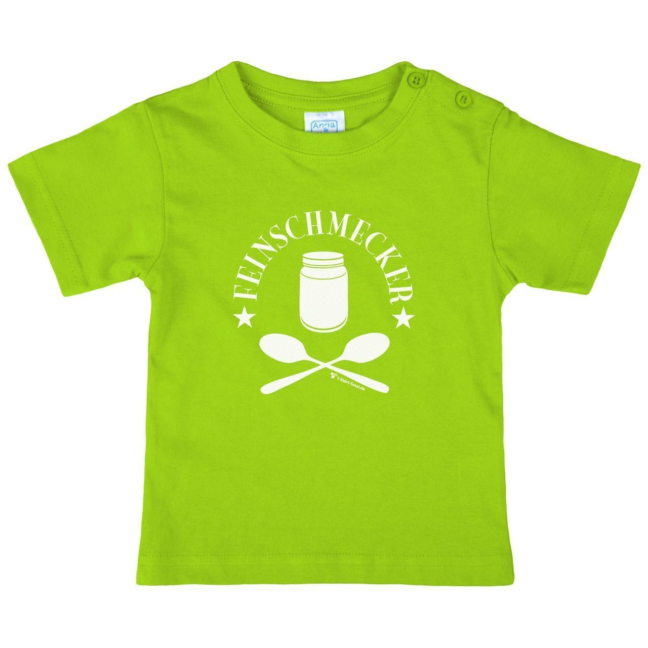 Feinschmecker Kinder T-Shirt hellgrün 56 / 62