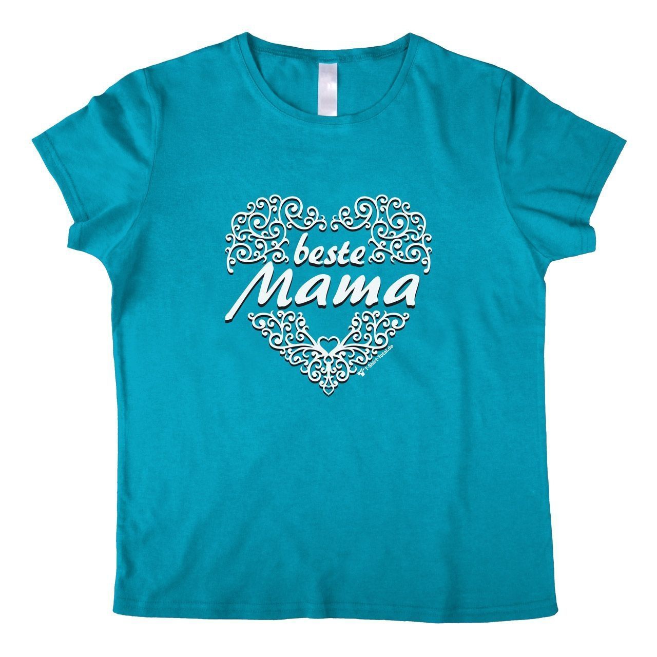 Beste Mama Woman T-Shirt türkis Medium