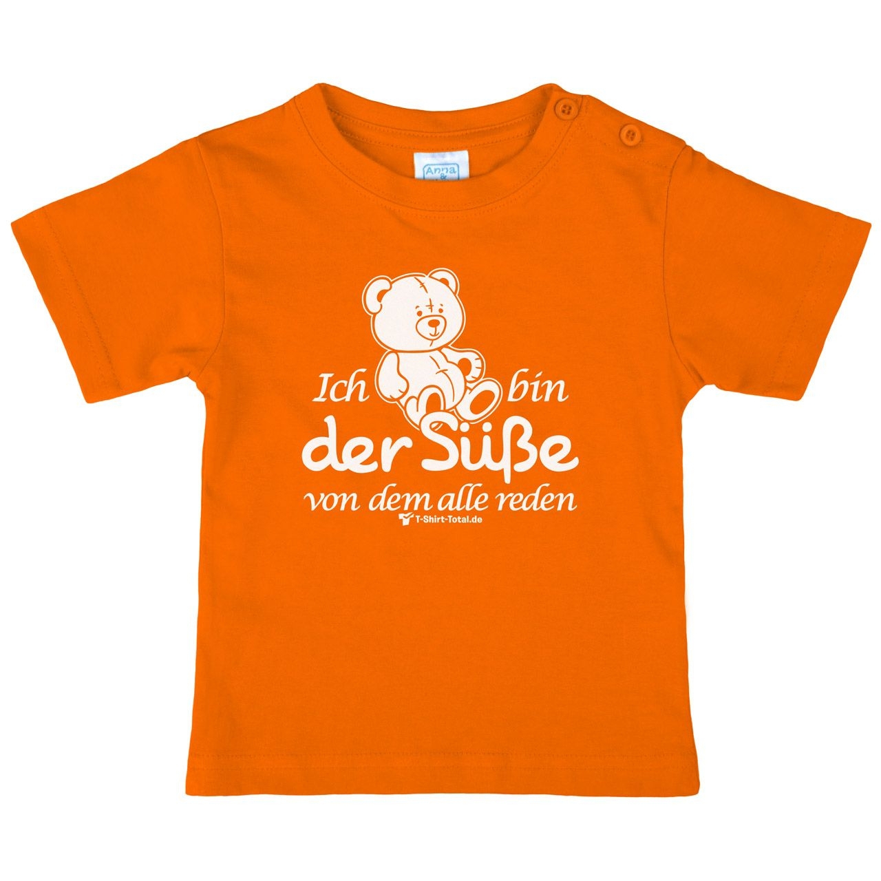 Der Süße Kinder T-Shirt orange 56 / 62