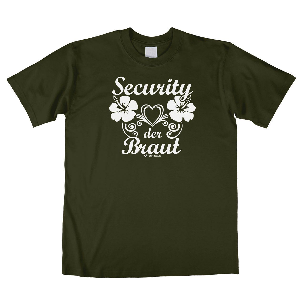 Security der Braut Unisex T-Shirt khaki Medium