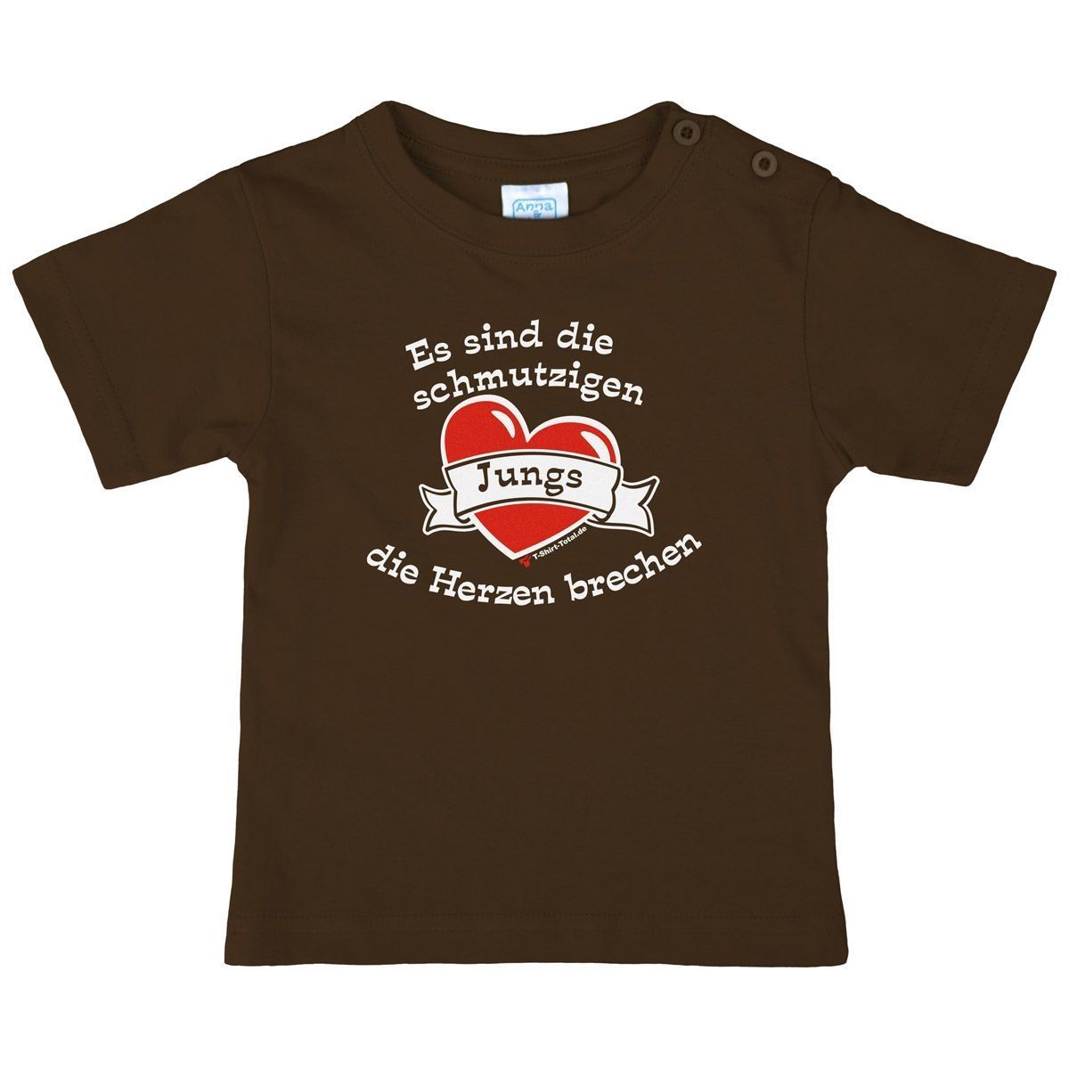 Schmutzige Jungs Kinder T-Shirt braun 98