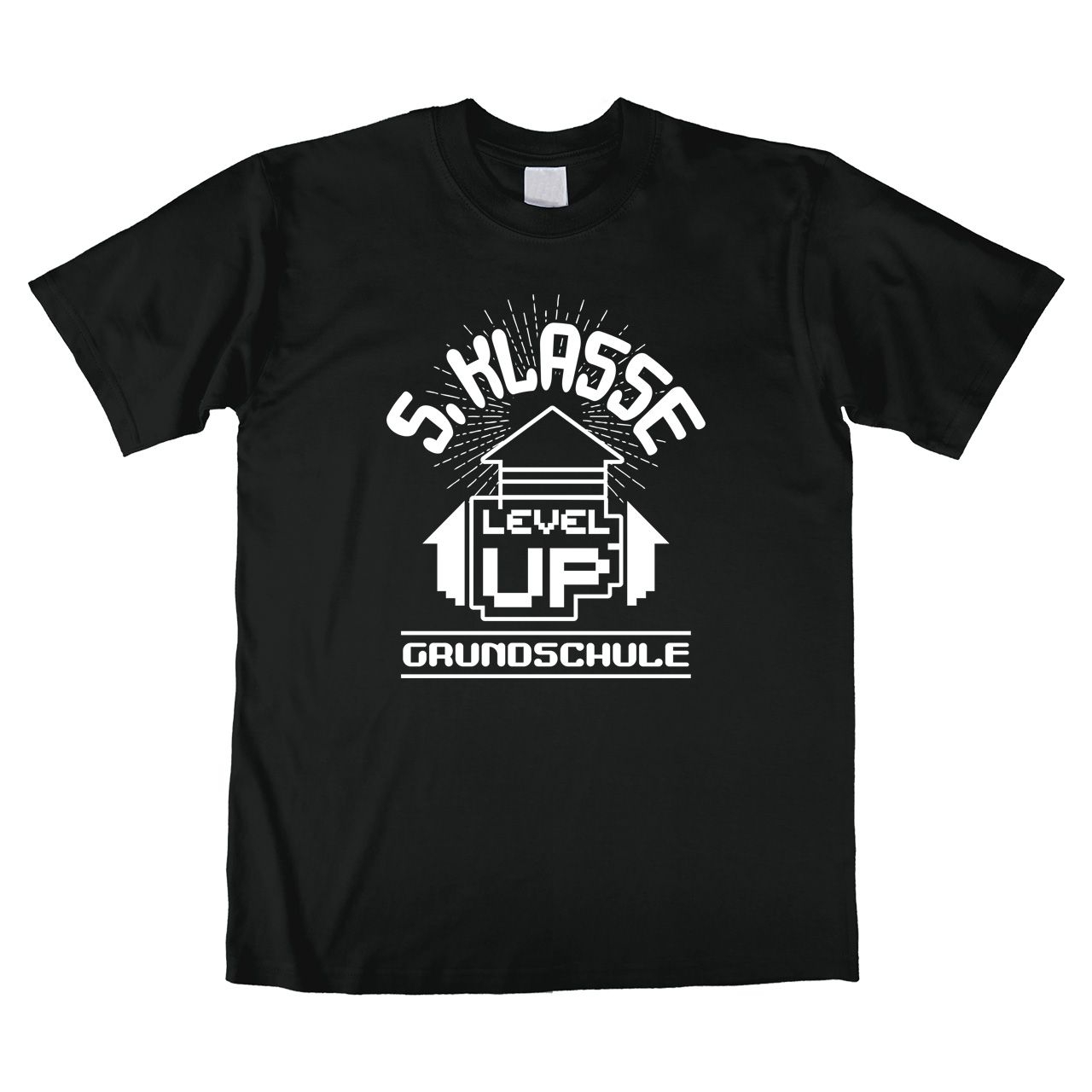 5.Klasse Level Up Unisex T-Shirt schwarz Extra Small