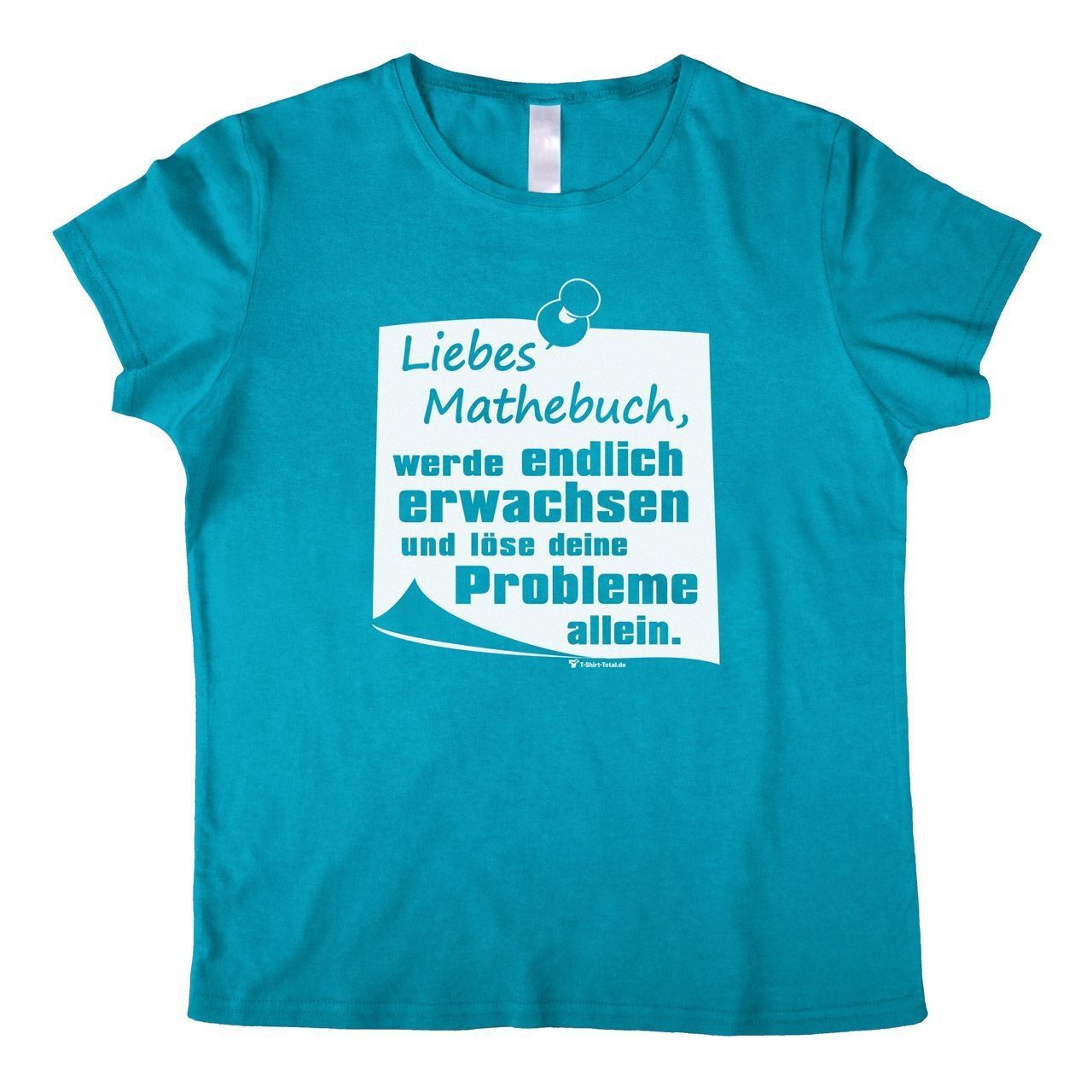 Liebes Mathebuch Woman T-Shirt türkis Small