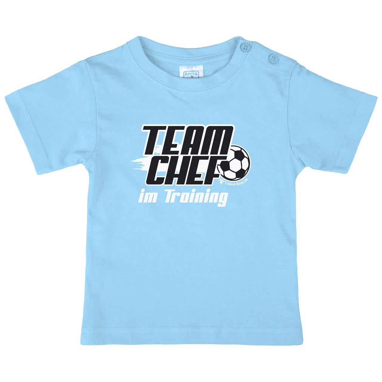 Teamchef im Training Kinder T-Shirt hellblau 56 / 62
