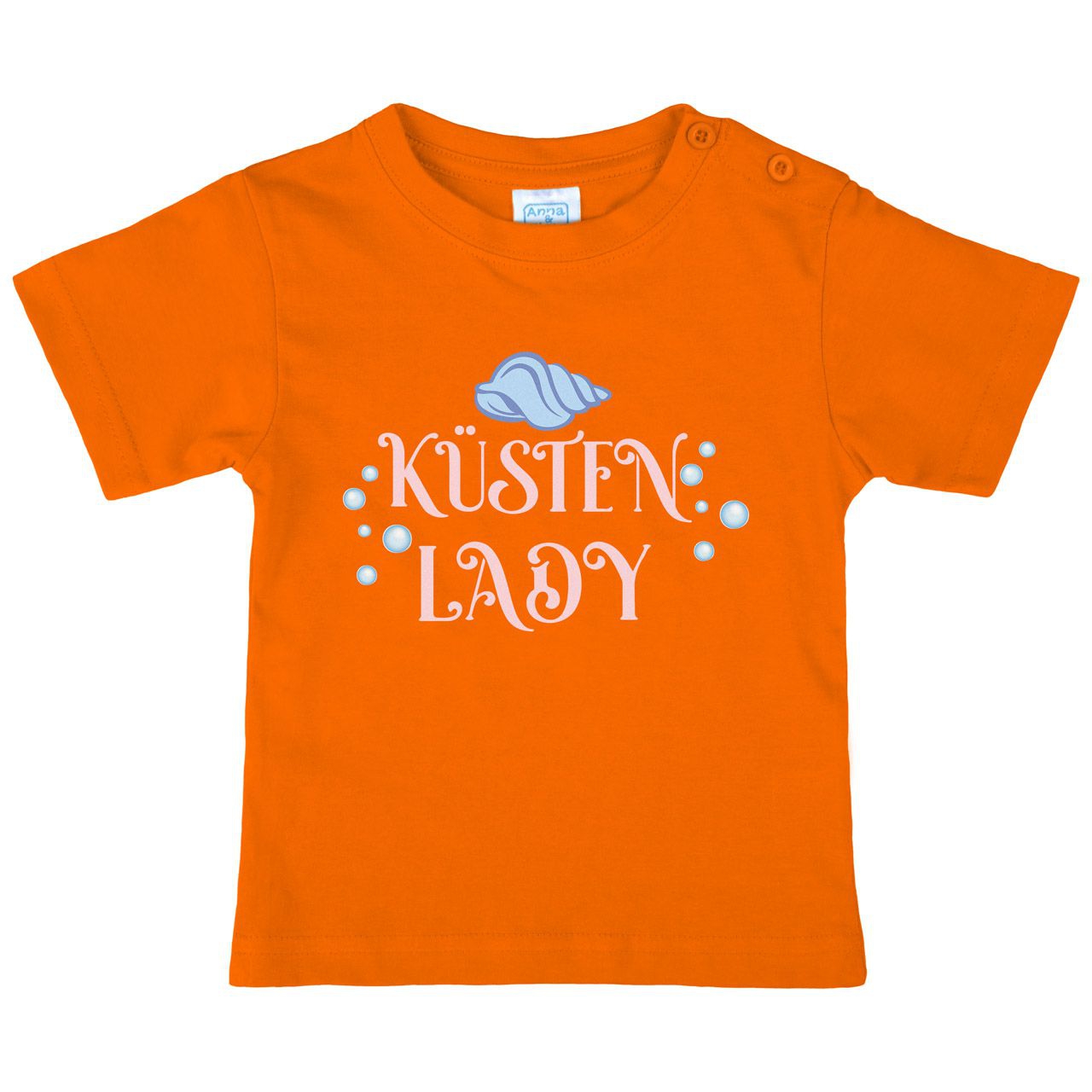 Küstenlady Kinder T-Shirt orange 92