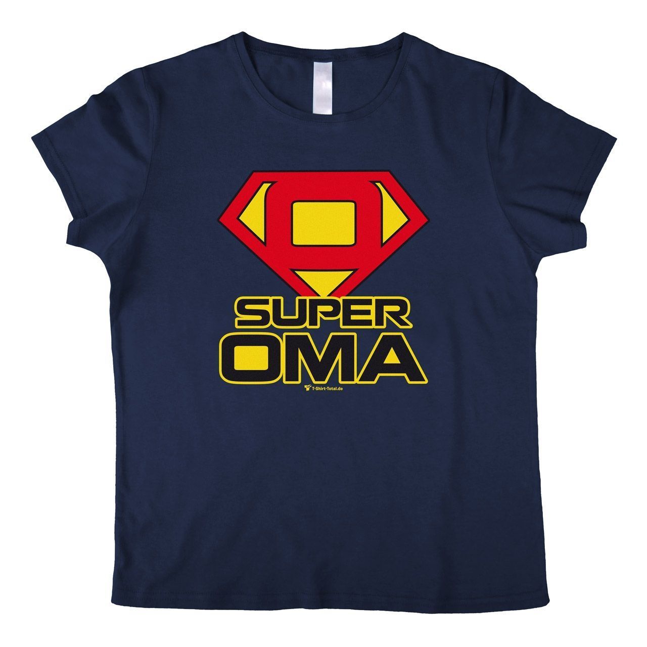 Super Oma Woman T-Shirt navy Extra Large