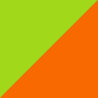hellgrün/orange