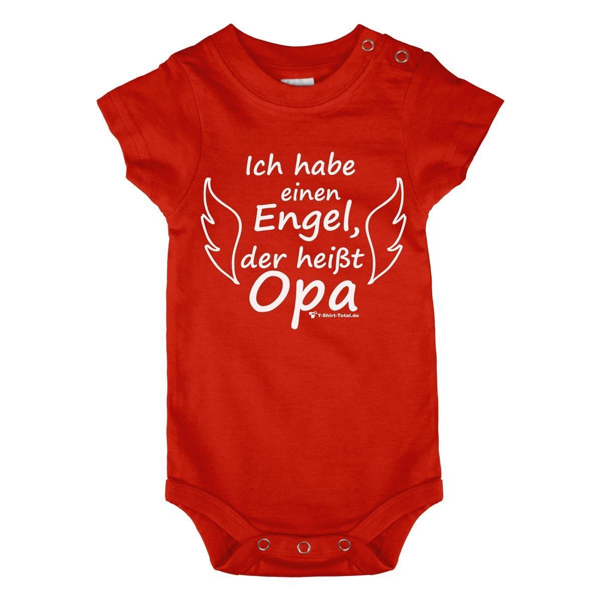 Engel Opa Baby Body Kurzarm rot 56 / 62