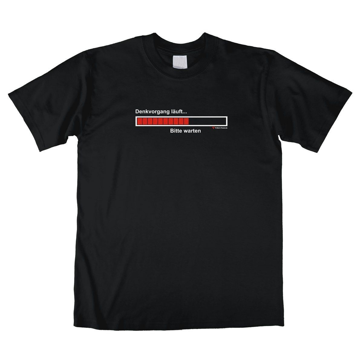 Denkvorgang Unisex T-Shirt schwarz Large