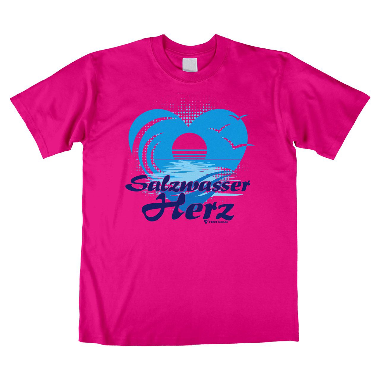 Salzwasserherz Unisex T-Shirt pink Extra Small