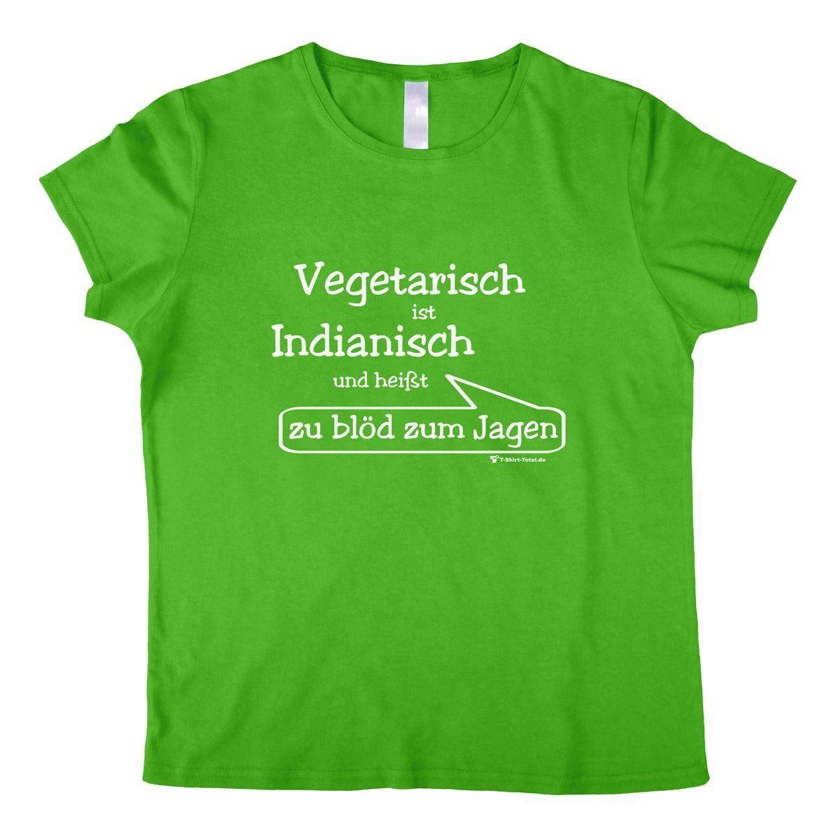 Vegetarisch Woman T-Shirt grün Extra Large