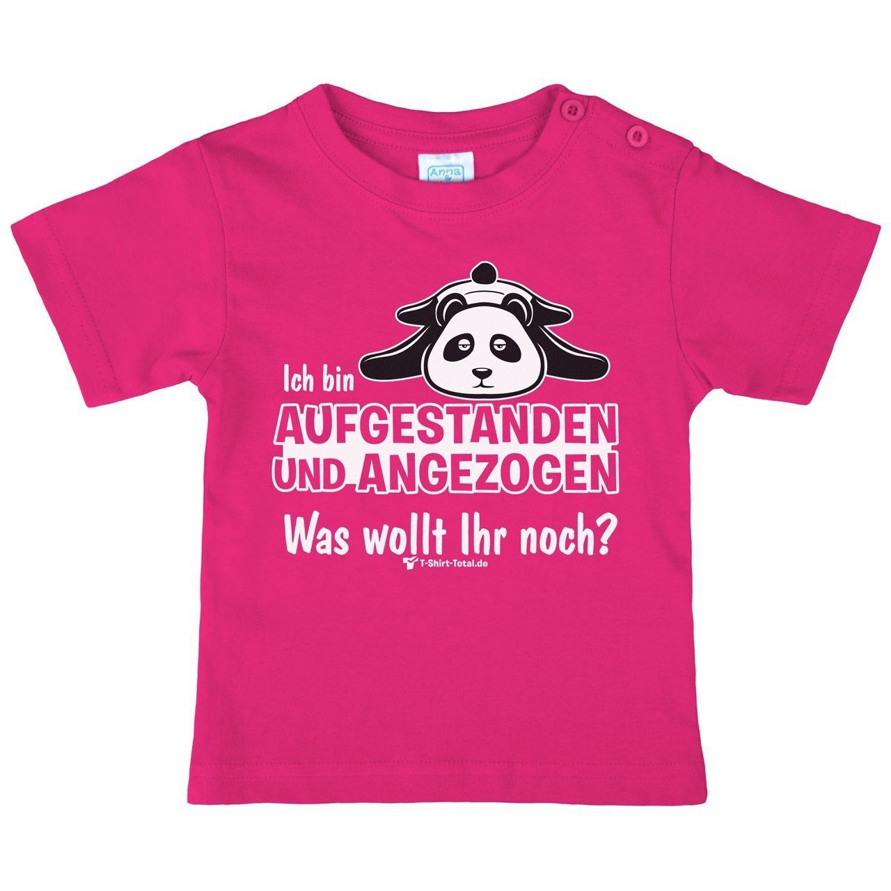 Angezogen Kinder T-Shirt pink 146 / 152
