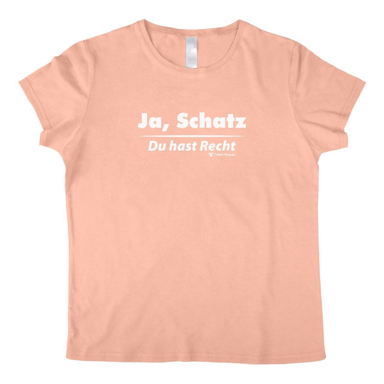 Ja Schatz Woman T-Shirt rosa Small
