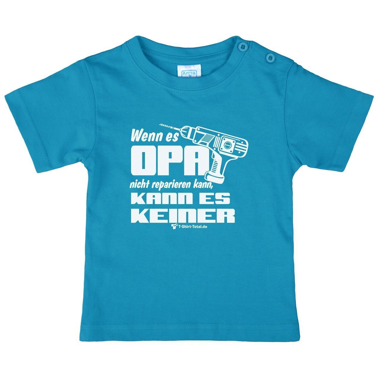 Wenn es Opa Kinder T-Shirt türkis 122 / 128
