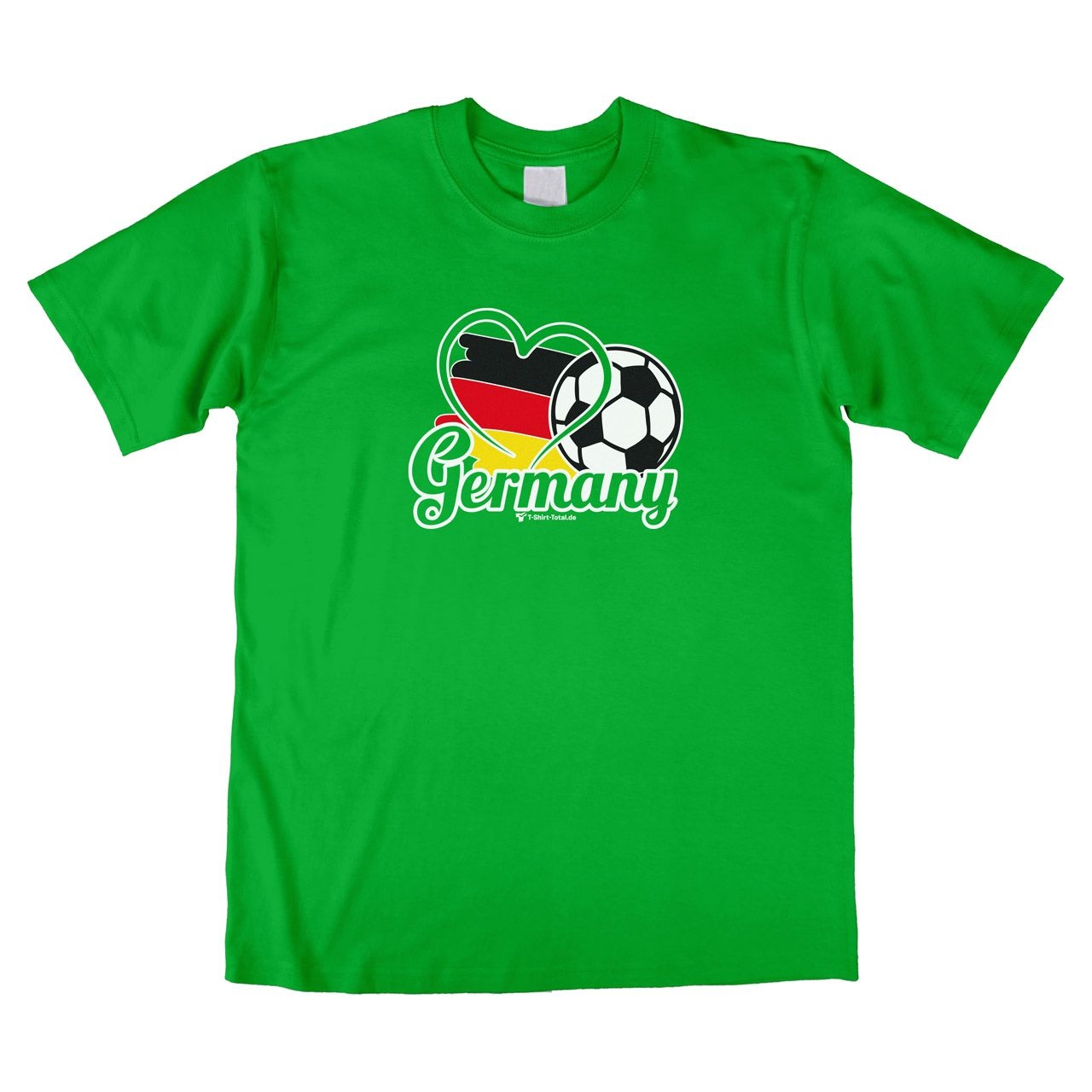 Fußball Germany Unisex T-Shirt grün Extra Large